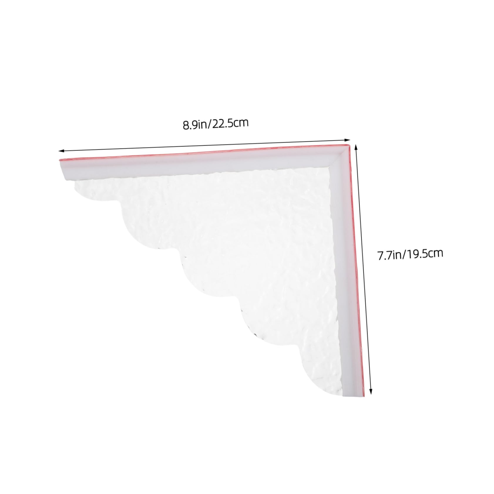 2pcs Clear Bathtub Splash Guard: Transparent Shower Guard - Bath Corner Tub Splash Water Blocker to Keep Water in Shower