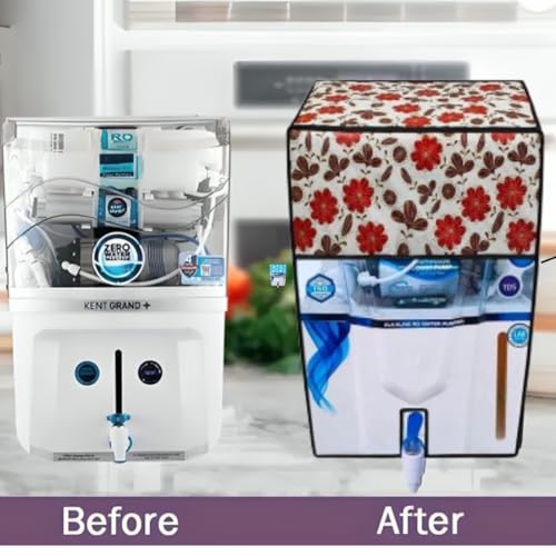 Image of KALRA MAGIC Water Purifier Body Cover For Kent RO, Kent Grand For | Pulse Aqua Purifier | Body Protector Cover | Different Print Multicolor (P-12)