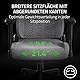 Razer Iskur V2 X - Basis-Gaming-Stuhl mit integrierter Lendenwirbelstütze (hochverdichtete Schaumstoffpolster, 2D-Armlehnen, weicher Stoff) Grau