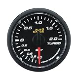 オートゲージ 日本製モーター 52mm ブースト計 クリアレンズ ホワイトLED 348シリーズ
