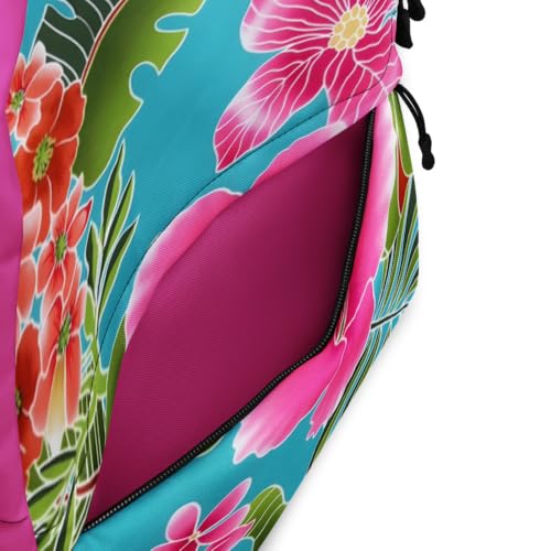 Sac à dos fleurs d'îles confortable pour soulager le dos