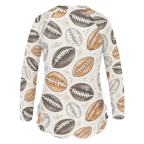 ALAZA Retro Rugby Black White Girls One Piece Swimsuit Long Sleeve Rash Guard Swimsuits UV 50+ Swimwear Zipper3