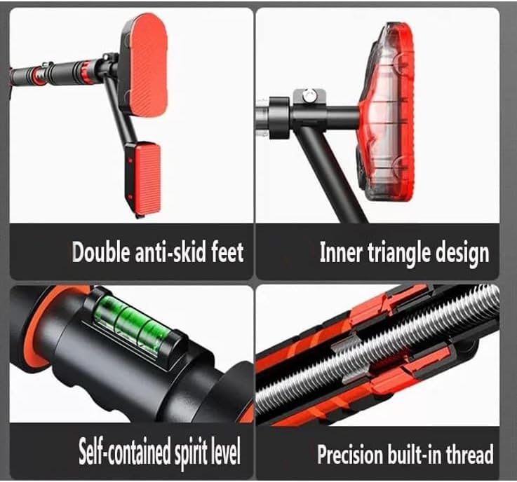 Miniatura 6 de axGear Barra de dominadas para puerta, marco de puerta, barra ajustable para gimnasio, entrenamiento, resistente