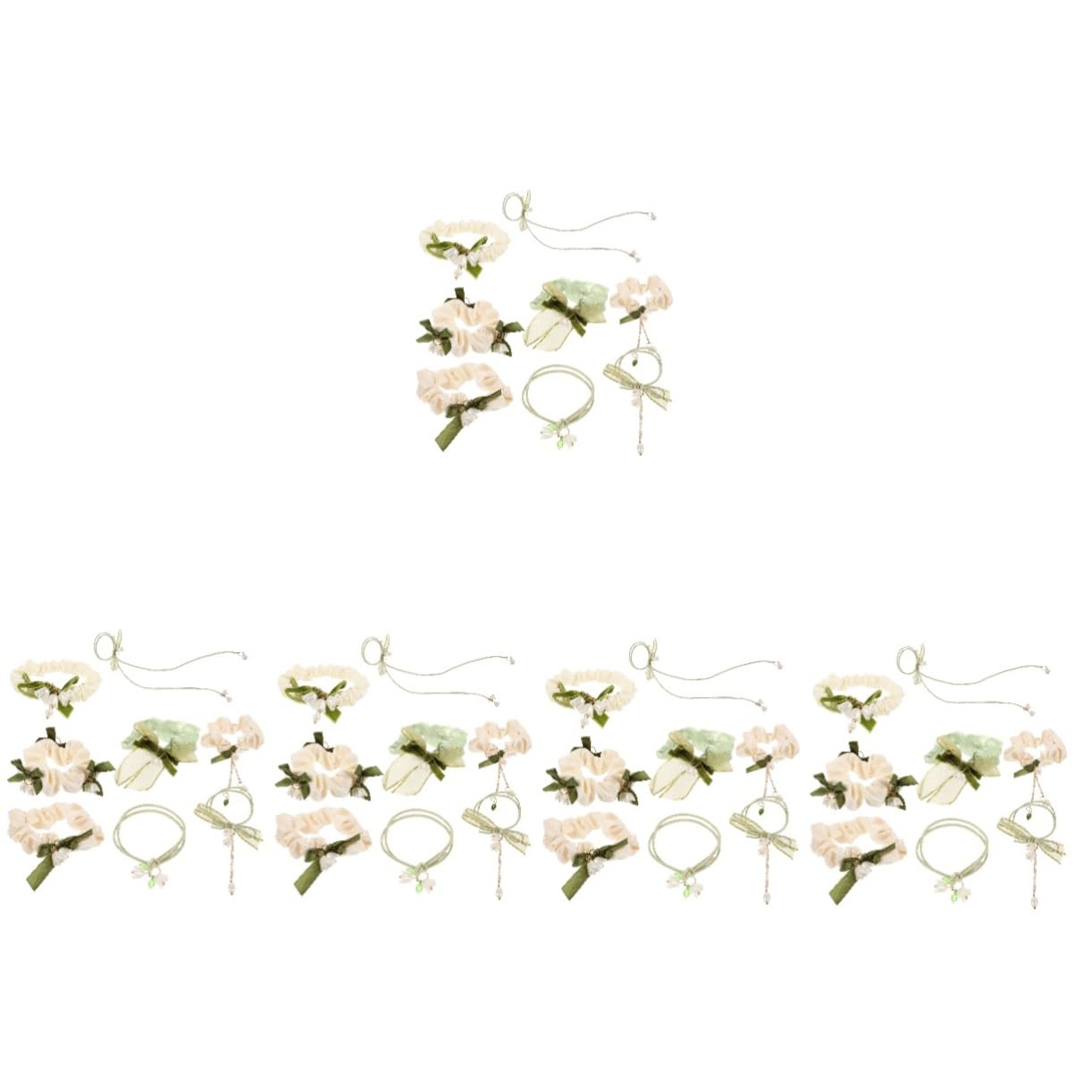 40piezas De De Pelo Para Mujeres Accesorios De Pelo Elegantes y Resistentes Scrunchies De Diseño Adorable Perfectos Para Coletas y