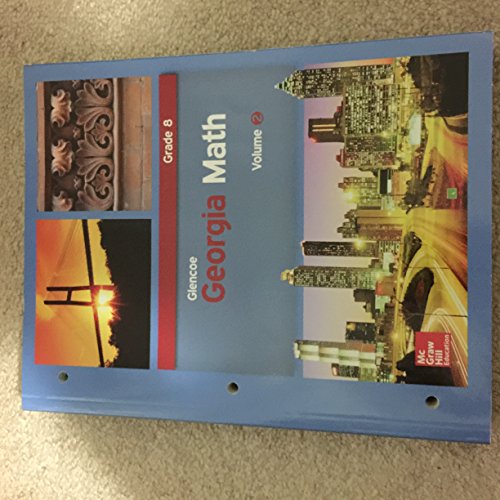 Glencoe Georgia Math Volume 2 Grade 8 0076654885 Book Cover