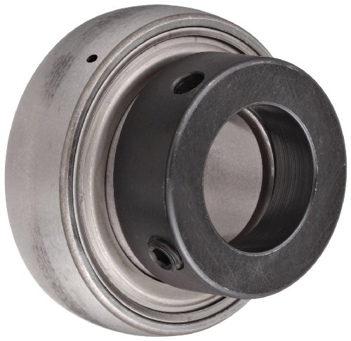 SKF YET 206-103 Ball Bearing Insert, Double Sealed, Eccentric Collar, Regreasable, Steel, 1-3/16