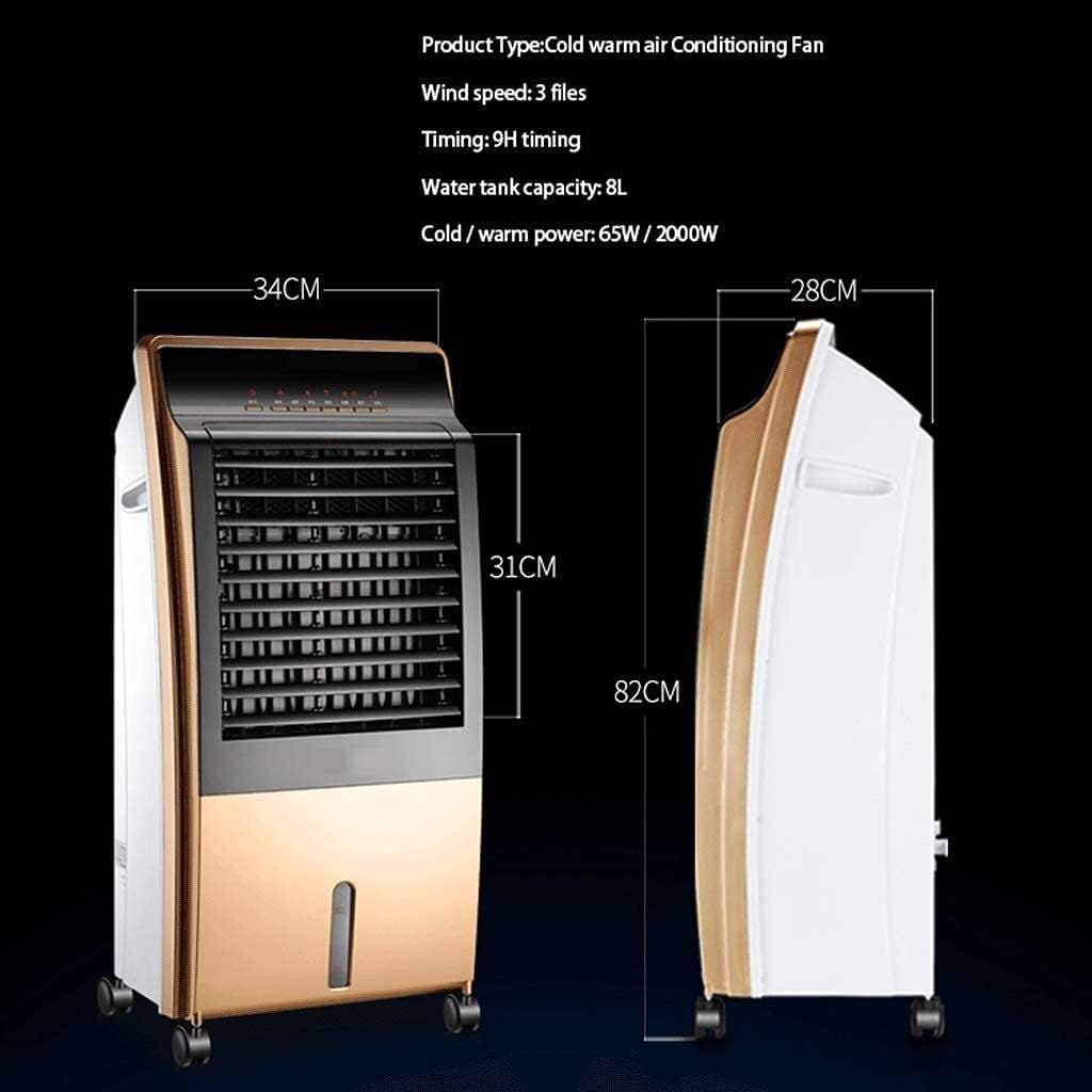 Air Cooler for Home Office Evapative Coolers Air Cooler Air Conditioning Fan for Heating and Cooling Silent Home Energy Saving Cooling Fan (Color : Size :)
