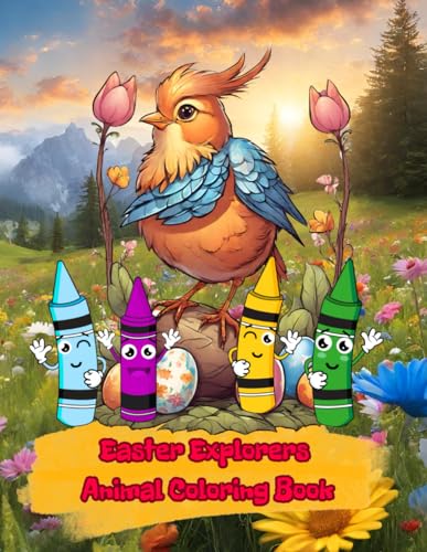Easter Explorers Animal Coloring Book: Easter Expedition Join these lovable animals on 40 delightful adventures through the wonderland