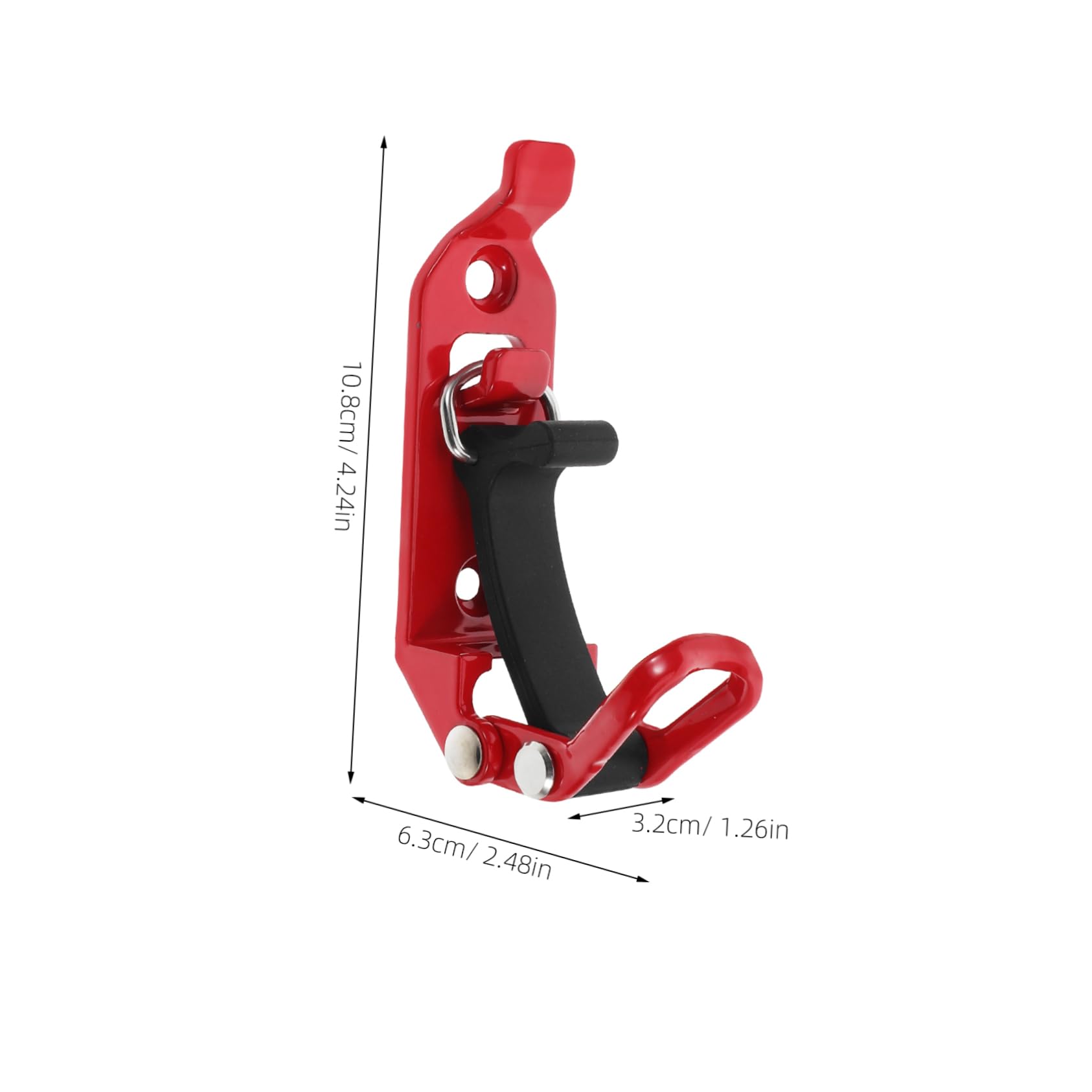 Zerodeko 4Pcs Heavy Duty Car Roof Rack Shovel Holder Mounting Bracket Kit for Firefighting Equipment Effortless Tool Storage with Straps for Vehicles