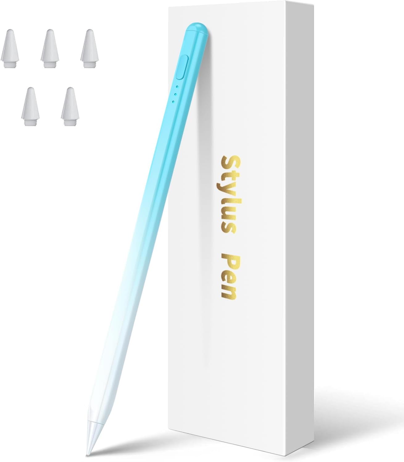 Stylus Pen for iPad 11th/10th/9th Generation,Fast Charge Apple Pencil Alternative,Palm Rejection,Tilt Sensitivity,Compatible with iPad 11/10/9/8/7/6th,Pro M4/13''/12.9"/11", Air M3/M2/5/4/3, Mini 6/5