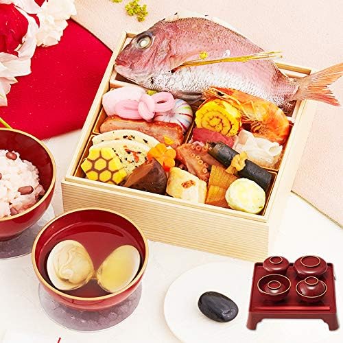 お食い初め 食器セット 贈答 男の子 ミシュランも認めた日本料理神谷監修 お食い初め料理セット 祝いづくし鯛赤飯コース 初音 1段重 料理品 百日祝い 鯛 歯固め石 手引書付き 慶事 お祝い ギフト オススメ インスタ映え おせち お節料理 お歳暮 祭事 お宮参り