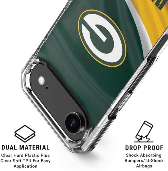 Skinit Phone Case Compatible with MagSafe iPhone 17 Air - Officially Licensed NFL Green Bay Packers Design