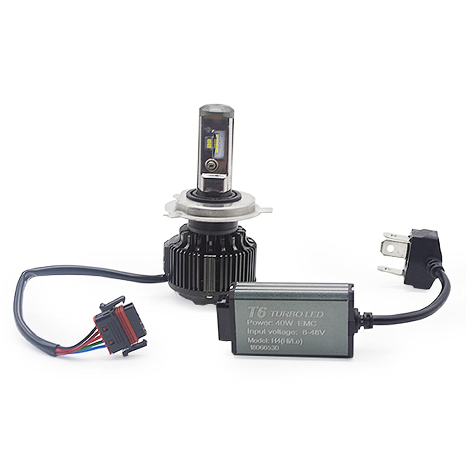 Faros LED Bombillas de Faro de automóviles Auto T6 H4 H7 H1 H1 CSP LED 9005 / HB3 9006 / HB4 H13 9004 9007 H3 8000lm Luces de Niebla Blanco 6000K 12V 24V Bulbo Llevado (Socket Type : H7)
