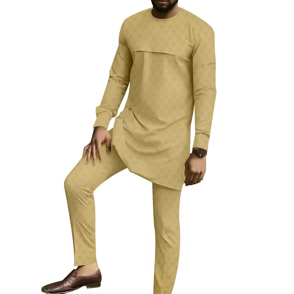 Chemises et Pantalons Africains YANKIA XXL : Finis les Costumes de Mariage Sombres