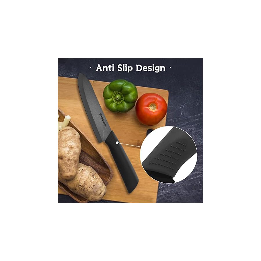 Magiware-Ceramic-Knives-Ceramic-Knife-Set-with-Sheaths-Cover-Sharp-Longer-Never-Rust-include-6-Inch-Chef-Knife-5inch-Utility-Knife-and-4-Inch-Paring-Knife Magiware Ceramic Knives, Ceramic Knife Set with Sheaths Cover -Sharp Longer Never Rust (include 6 Inch Chef Knife, 5inch Utility Knife, and 4 Inch Paring Knife