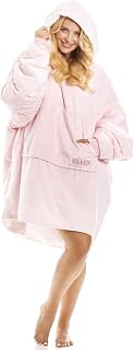 Supersoft Oversized Blanket Hoodie | Heavy Weight Sherpa Fleece Wearable Unisex Hooded Blanket | Elasticated Cuffs & Giant Front Pocket | One Size Fits All | Cosy, Snug & Warm