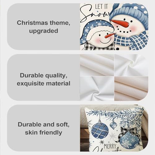 Housse de coussin de Noël pour relooker un canapé terne en hiver与 - 5