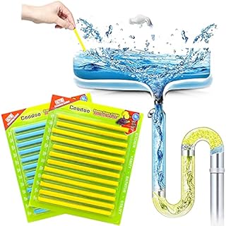 Drain Cleaner Sticks Sink Deodorizer Clog Remover Organic Enzyme Drain Cleaner Tank Safe Little Cleaner Expert for Kitchen Bathroom Toilet Showers 24PCS
