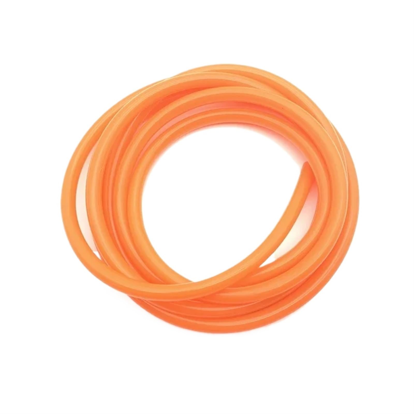 Fuel Line Hose， Fuel Hose 1 Meter Multicolor OD 4-16mm ID 2-12mmGrade Silicone Tube(Orange,1 Meter-OD 5XID 0.3CM)