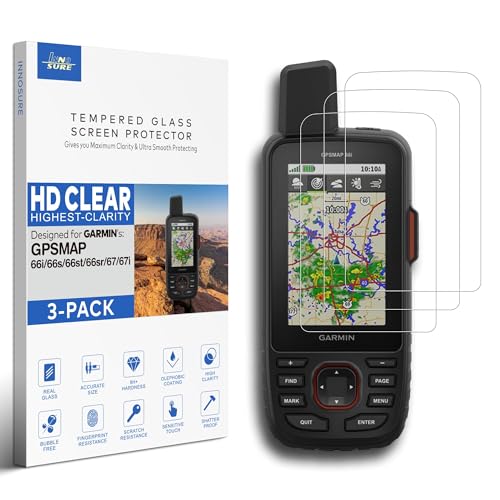 Écran Garmin GPSMAP 67i 66s sans rayures grâce au verre trempé anti-traces