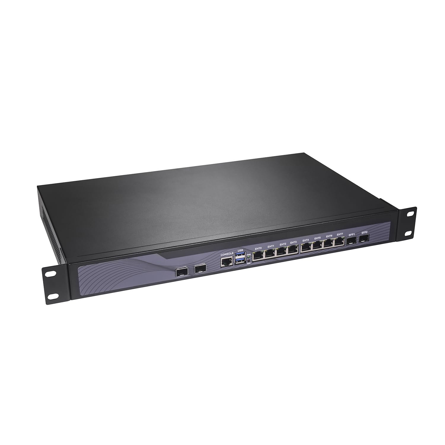 Firewall Appliance, VPN, 1U Rackmount, Mikrotik, PFSense, OPNsense, I7 2620M 2640M, RS42, 8 x Gigabit LAN, 2 x I350 Gigabit SFP, 2 x SFP+ 10Gbe 82599ES, 4G RAM, 128G SSD
