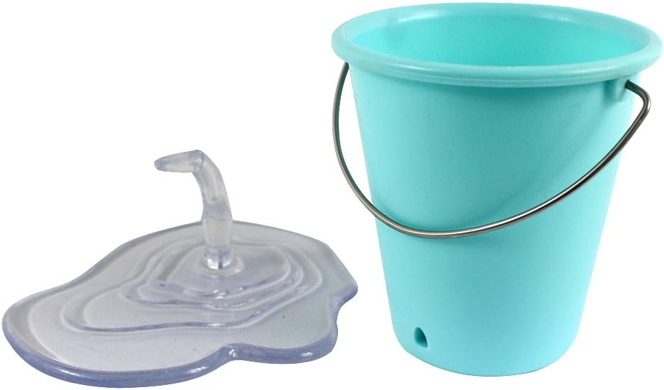 Creative Pencil Holder, Design Floating Bucket Pen Case Container Ideal Desk Accessory, Cute Pencil Holder for Desk,Blue : Office Products