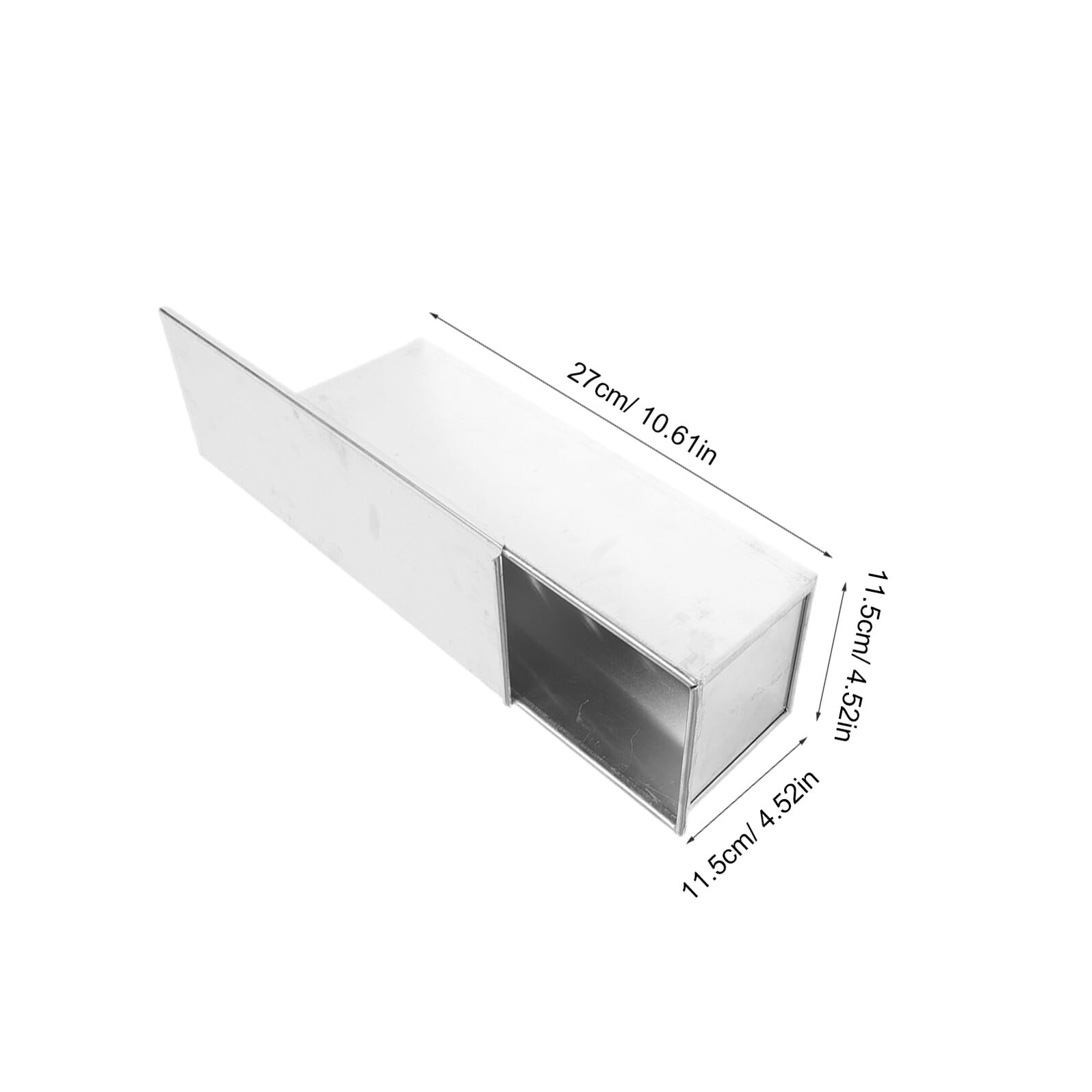 SOLUSTRE Toastbrotform aus Metall Toastbrotform mit Deckel Backform für Toastbrot Brotbackform aus Aluminiumlegierung Kastenform zum Backen von Toastbrot