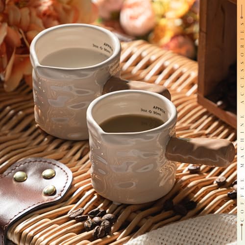 Vaso Medidor Espresso de Cerámica 3 oz Maxdot miniatura 4