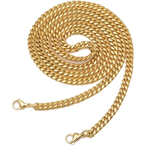 Stainless steel satchel wallet chain Handbag chain belt strap DIY handmade accessorie metal button no rust,Fashion gold (43) Cover