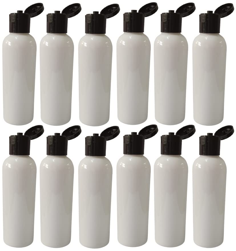 50 ML PET MILKY BLACK FLIP TOP 19 MM CAP Plastic Bottles Size Cosmetic Travelling Containers Small Leak Proof Squeeze Bottles| Pack of 12-picture-30