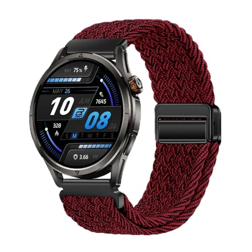 編組ソロループ弾性ストラップ対応 KOSPET MAGIC R10 用交換バンドクイックリース時計ナイロンストラップ替えベルト磁気バックル換えベルトマグネットコンパチブルシャオミ KOSPET MAGIC R10 伸縮性交換レディース メンズ (15)