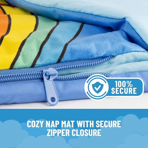 Image of Jay Franco Kids Slumber Bag and Pillow - 54 x 27 Inch Comfy Indoor Sleeping Bag for School and Sleepovers, 2 Piece Set, Multi - Mickey Mouse