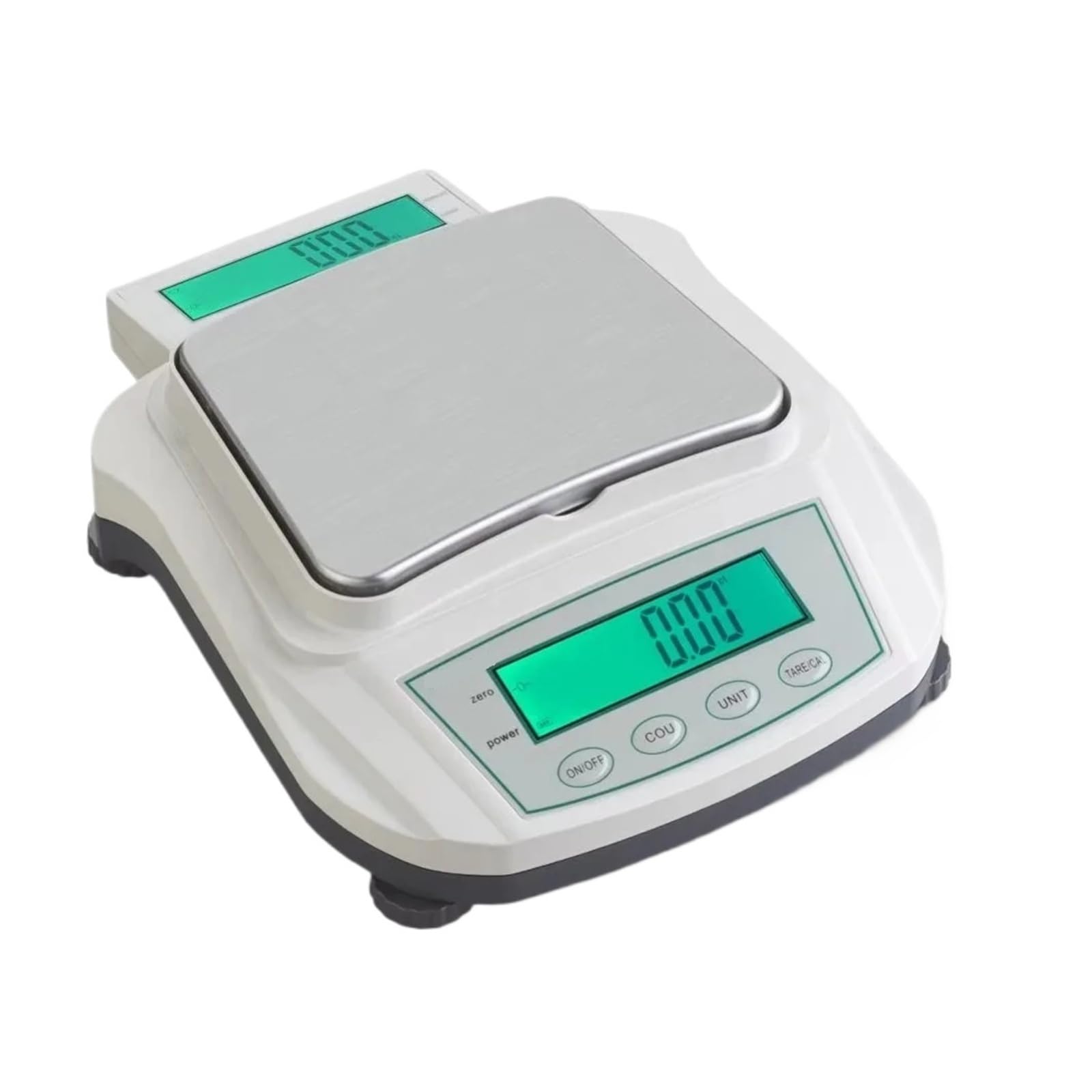 Yxzkjzj Grey 0.1G/0.01G Double Display Rechargeable Weighing Scale Dual Lcd Display(3000G 0.1G)