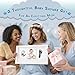 BIZ UK White Wooden Baby Hand and Footprint Kit with Inkless Non Toxic Pad – Baby Hand and Foot Print Frame Keepsake for Newborns, Pets, Baby Showers & Christmas Gifts