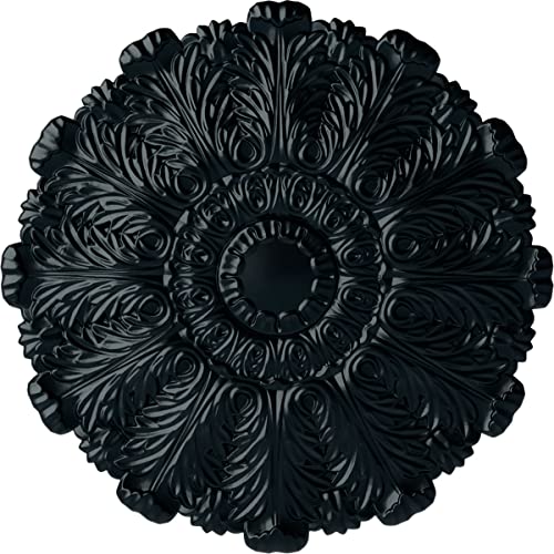 Image of Ekena Millwork Durham Ceiling Medallion, Night Shade
