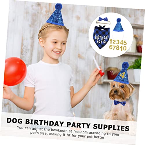 PATKAW 1 Conjunto De Itens De Aniversário De Gato Coleiras Para Cães Pequenos Colarinho De Gato Pequ