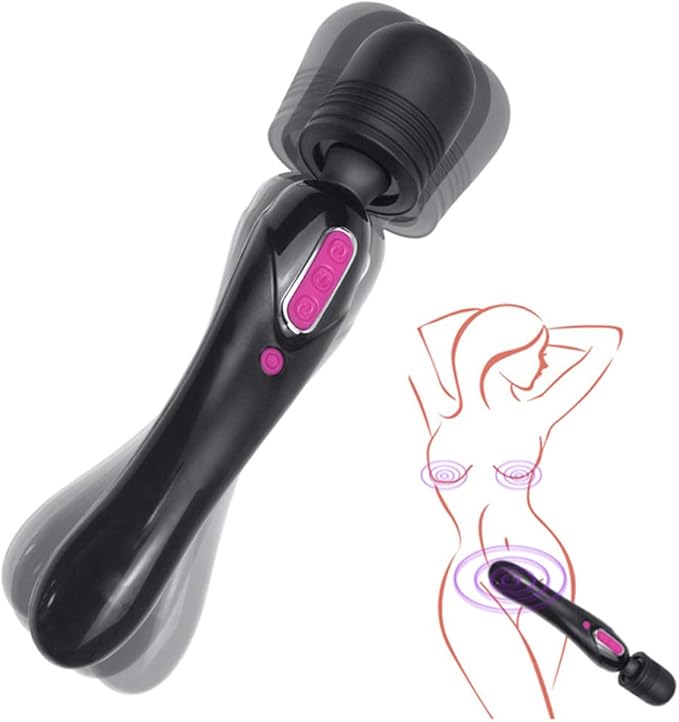 Varita Eléctrica Masajeador Patrones De Vibrador Recargable A ...
