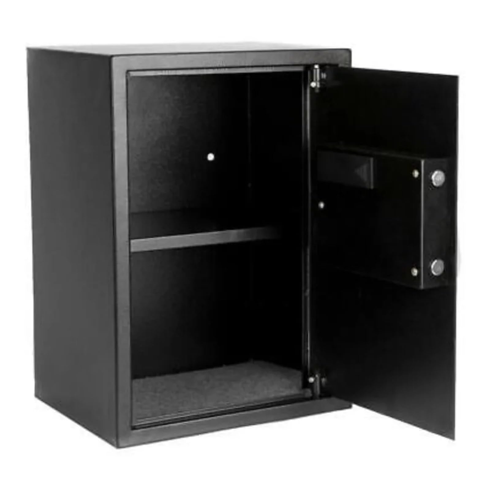 Cassaforte, Cassaforte Digitale In Acciaio Con Tastiera Nera E Grigio Argento, Grande Sicurezza For Casa E Ufficio