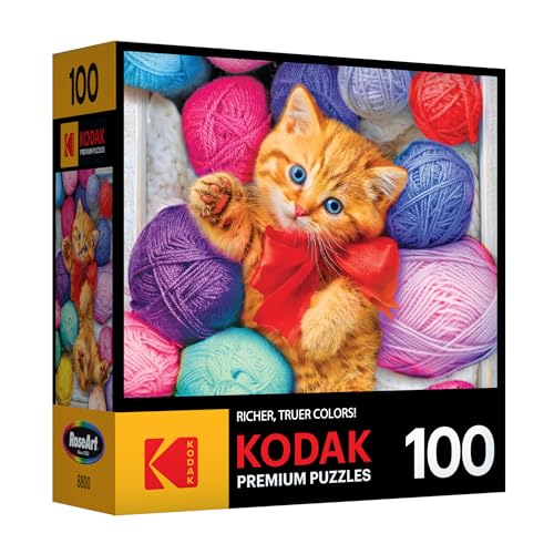 Rompecabezas de 100 piezas RoseArt - Kodak Premium - Caja de lana tierna para adultos miniatura 2