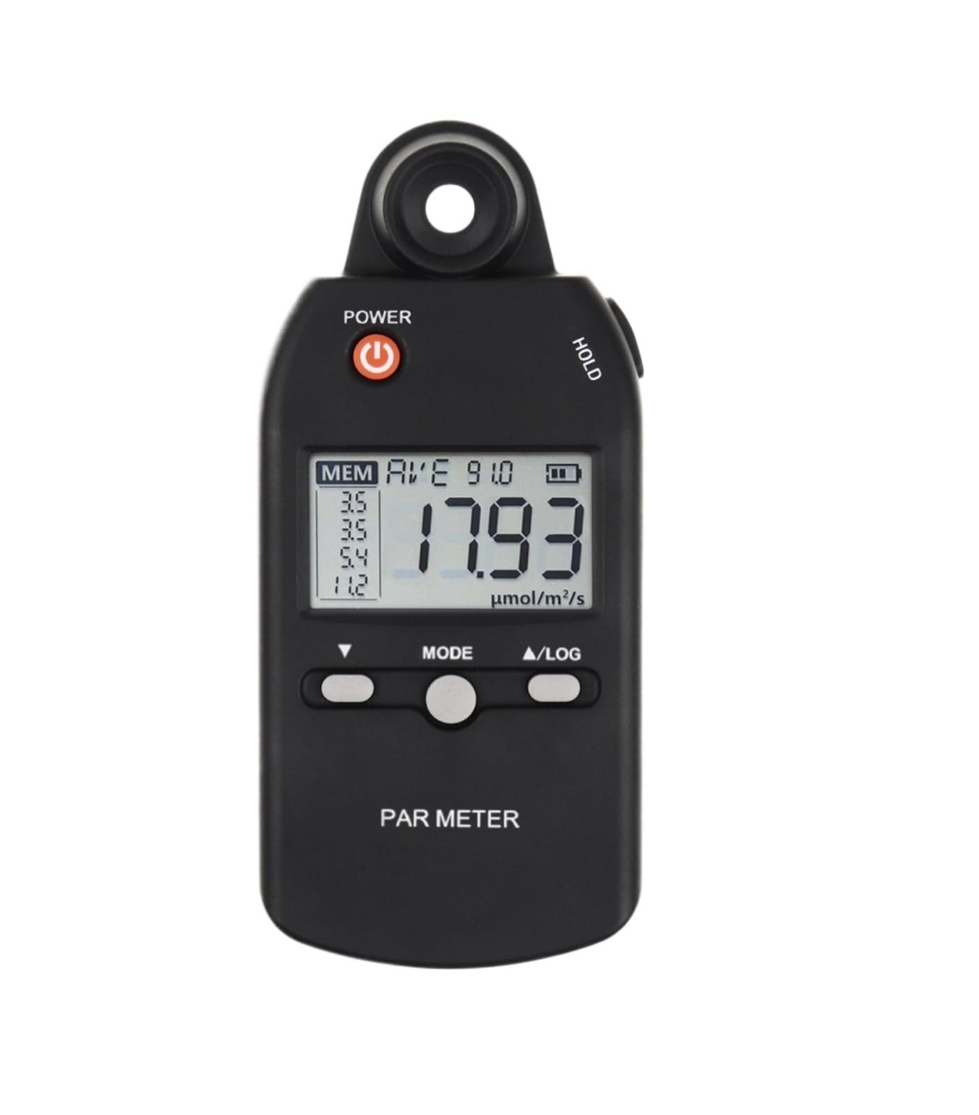Sensor de medidor PAR, probador luz Lux, medición PPFD, fotómetro, espectrómetro, for Cultivo Plantas en Interiores y Exteriores para Interior y Exterior