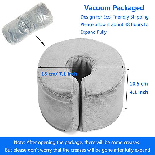 Foot Elevation Pillow Ankle Support Foot Elevator Cushion Pillows Foam Foot Heel Elevator Wedge Medical Ankle Rest Protector Sleeping Surgery Recovery for Preventing Bed Sore and Ulcers - Thumbnail 5