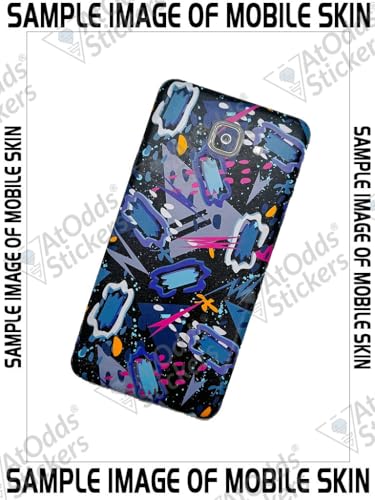 Image of AtOdds - Full Body Back Screen Guard Protector Film - Lamination Wrap Skin Sticker Compatible with Samsung Galaxy A10s | Scratchproof Matte Finish (Abstract)