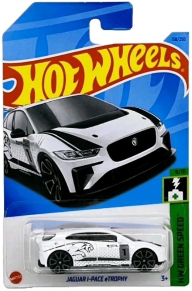 Hot WheelsHW Green Speed Jaguar I Pace etrophy 1:64 Scale (Black