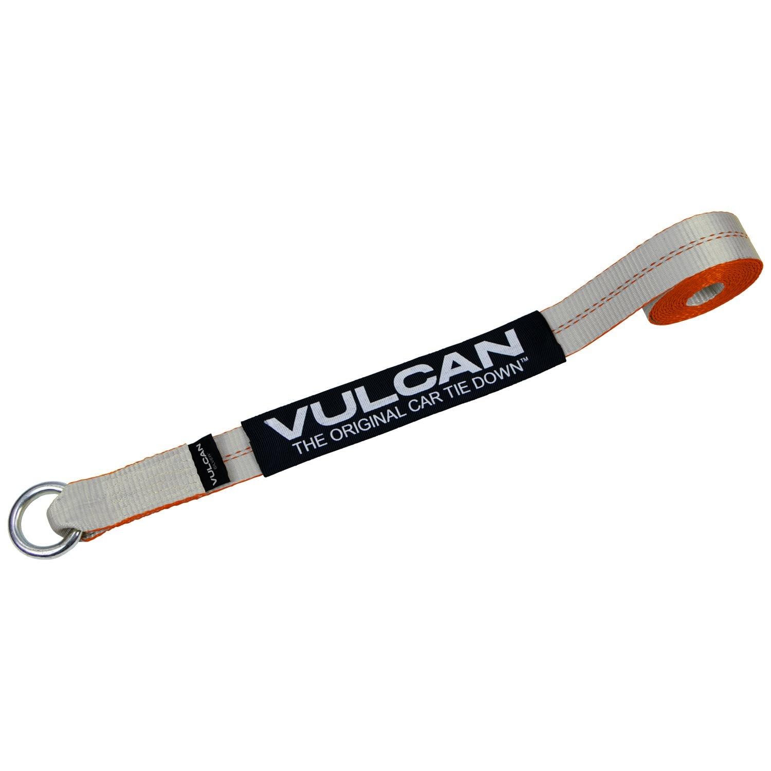 VULCAN Uprząż do opon Wheel Dolly z uniwersalnym O-ringiem - styl lasso - 5 cm x 244 cm - 4 sztuki - seria srebrna - bezpieczne obciążenie robocze 1,5 kg - tylko paski - grzechotki sprzedawane