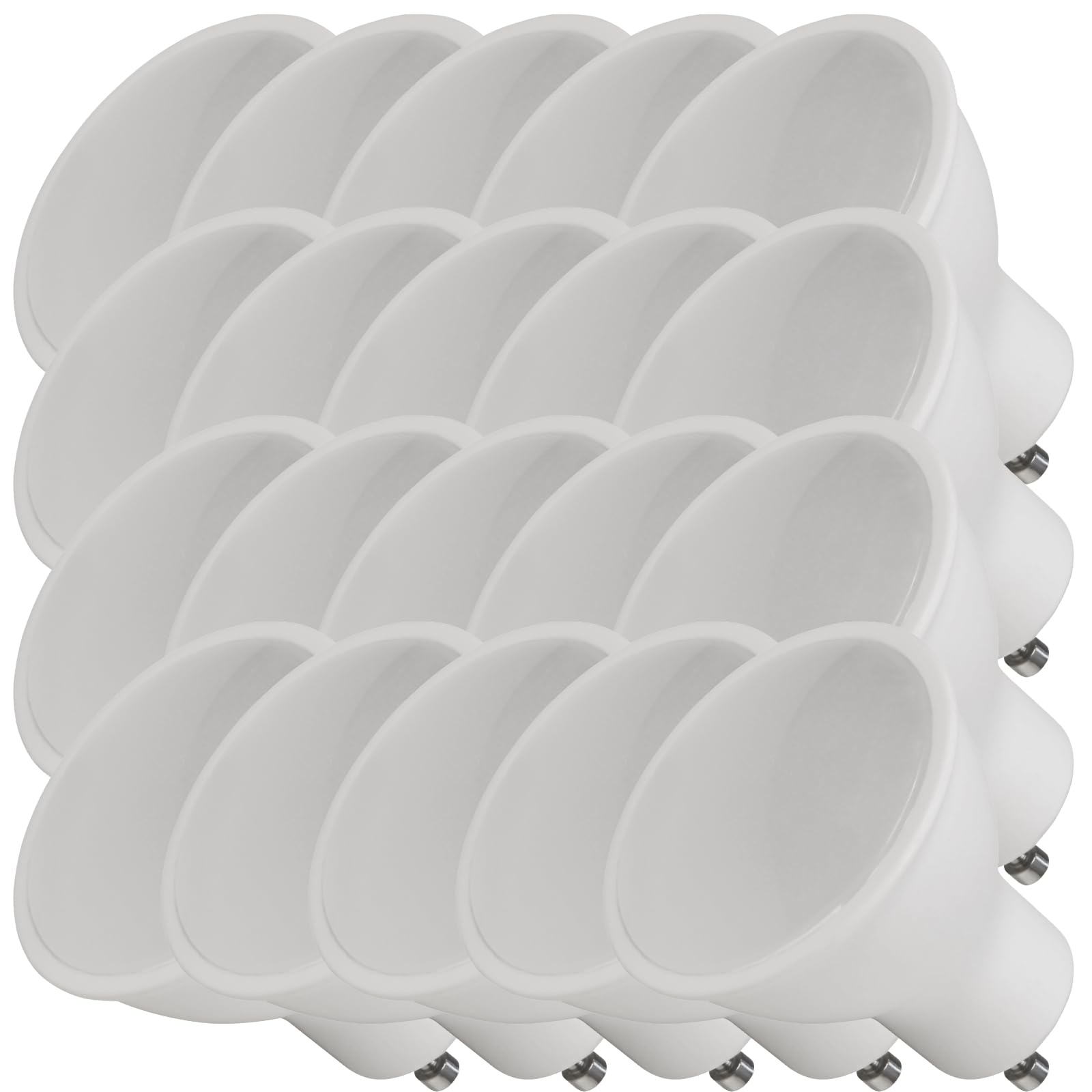 20 Stück LED Leuchtmittel GU10 7W 230V Warmweiß 3000K | 520lm | SMD Technik | Dimmbar | Für Deckenstrahler, Spots & Einbauleuchten | Kompakt, flackerfrei & sofort volle Helligkeit | Halogen-Ersatz