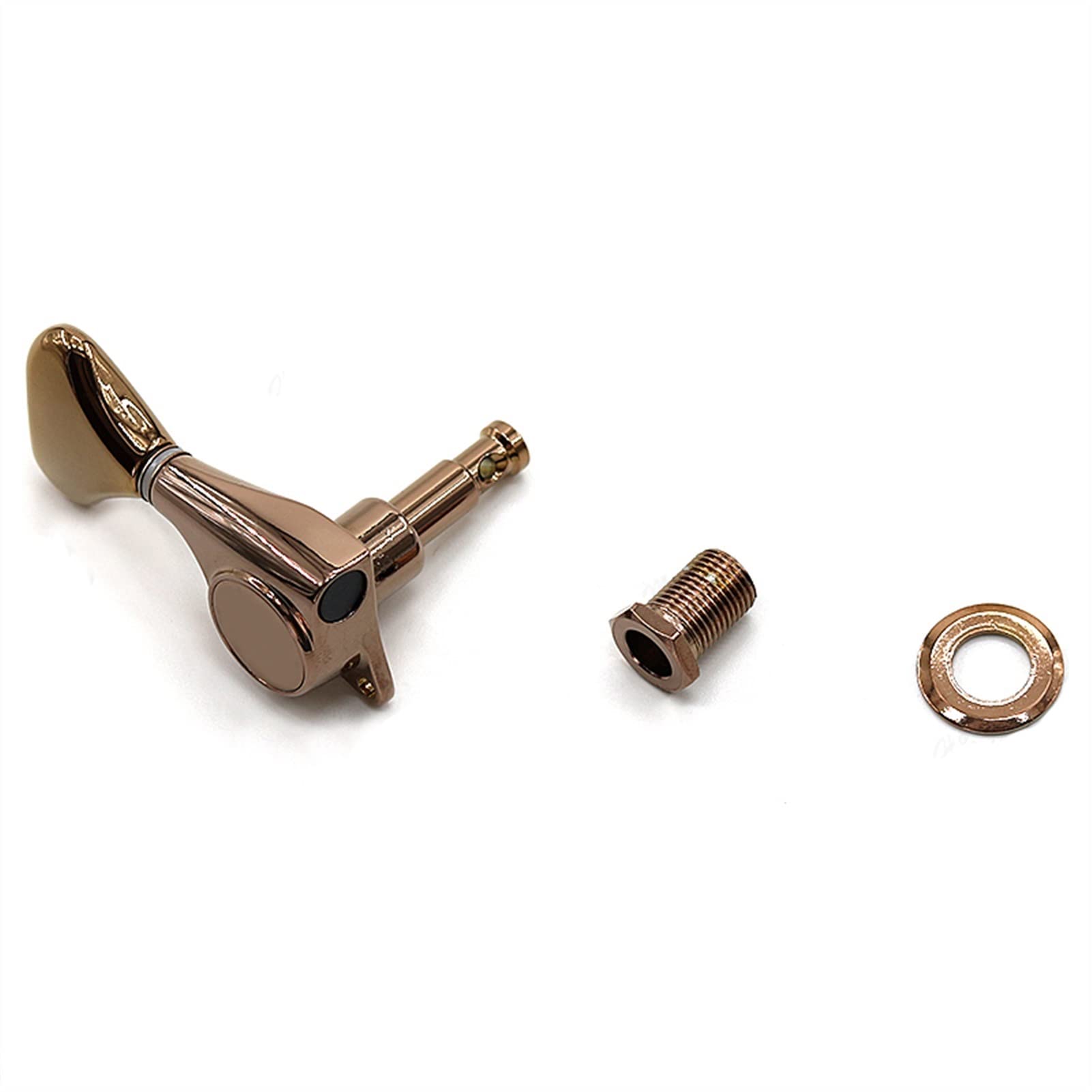 Stimmwirbel Gitarrensaiten Akustikgitarre Knob Welle String Rolle Butterfly Fishtail Tuner (Color : Bronze)