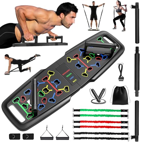 Premium Liegestützbrett Set Liegestützgriffe Push Up Board Verbessertes...