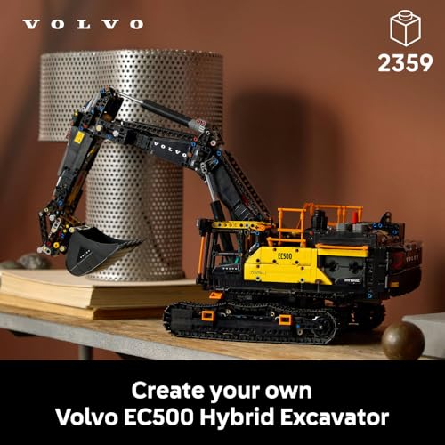 Image of LEGO Technic Volvo EC500 Hybrid Excavator Set, Gift for Adults 42215 Building Blocks for 18+ Gift
