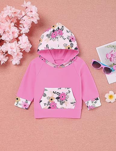 Wexuua Baby Girl Clothes Long Sleeve Hoodie Tops Pants Outfits Infant Toddler Girls Clothing Sets - Image 3