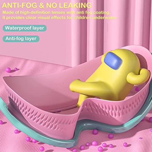 Image of Kids Swimming Goggles, Swimming Goggles for Kids 6-14, Anti Fog, UV Protection, No Leaking Wide Vision for Boys Girls
